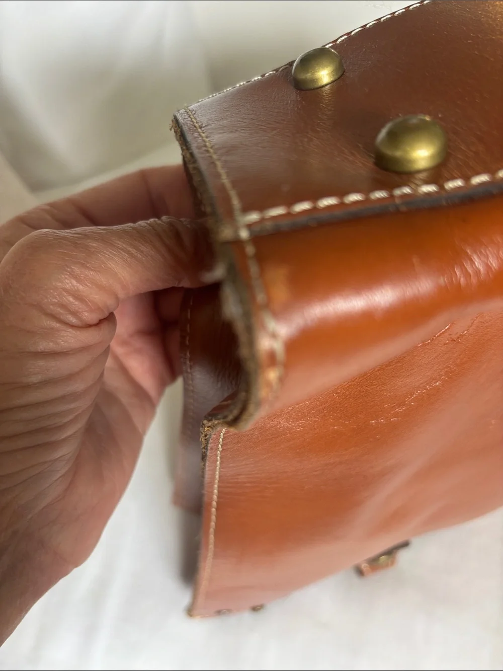 Patricia Nash Zancona Tote in Tan Leather